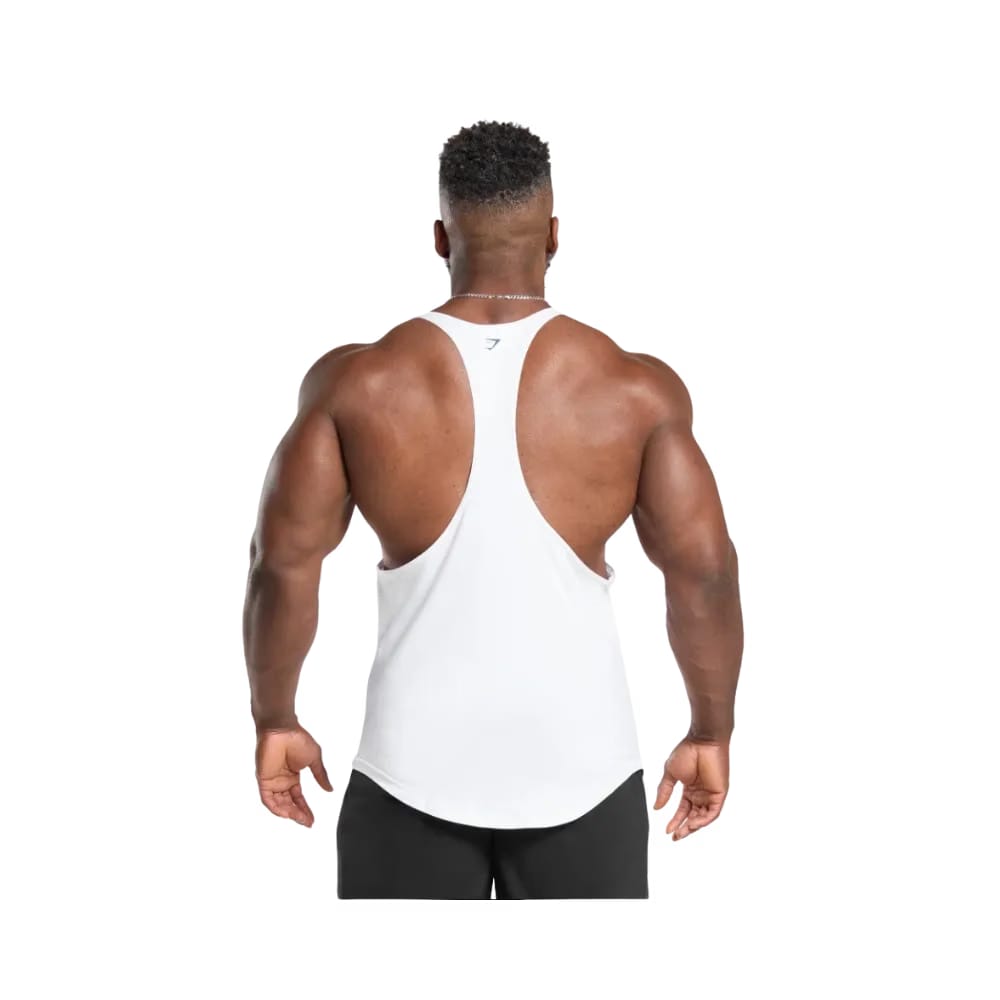 Gymshark Heavy Duty Stringer Slim Fit White