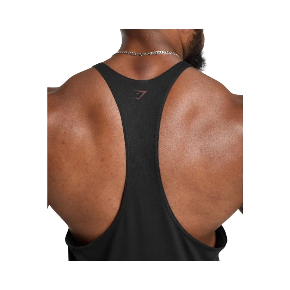 Gymshark Heavy Duty Stringer Slim Fit Black