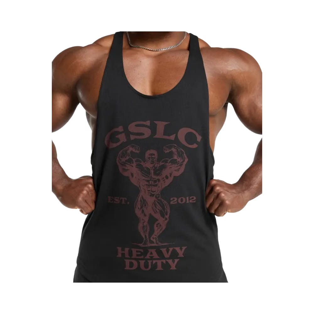 Gymshark Heavy Duty Stringer Slim Fit Black