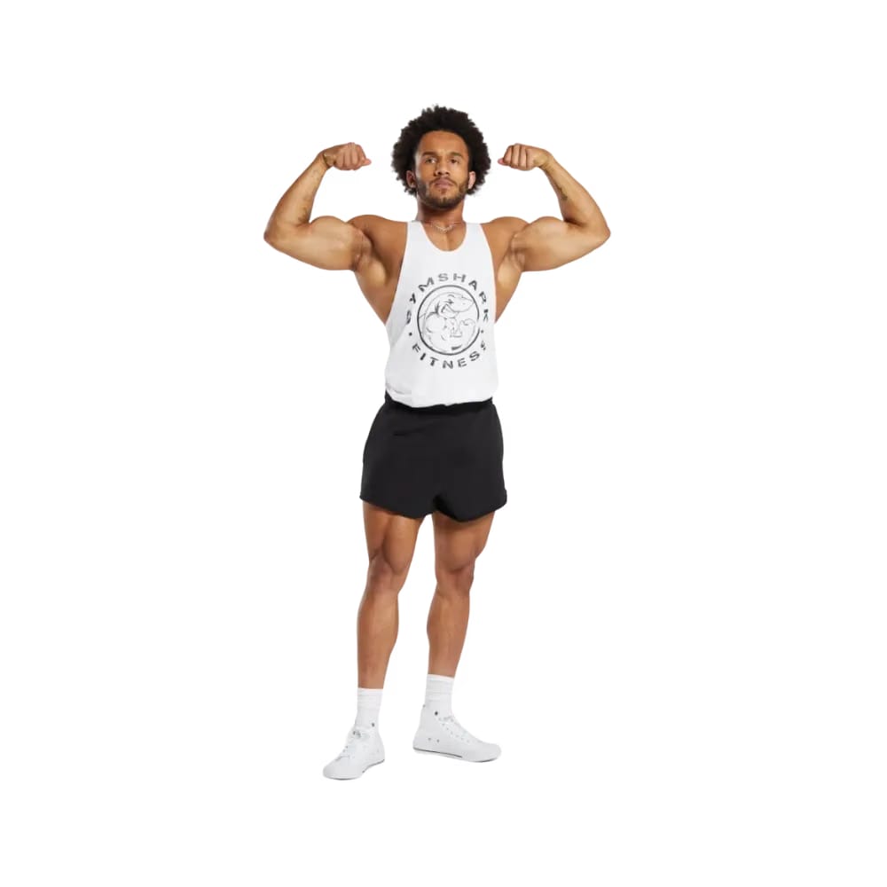 Gymshark Legacy Stringer Slim Fit White