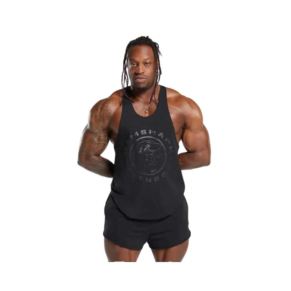 Gymshark Legacy Stringer Slim Fit Black