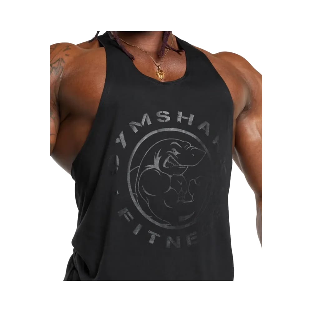 Gymshark Legacy Stringer Slim Fit Black