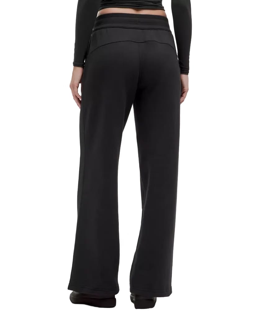 Lululemon Scuba Mid-Rise Wide-Leg Pant Black