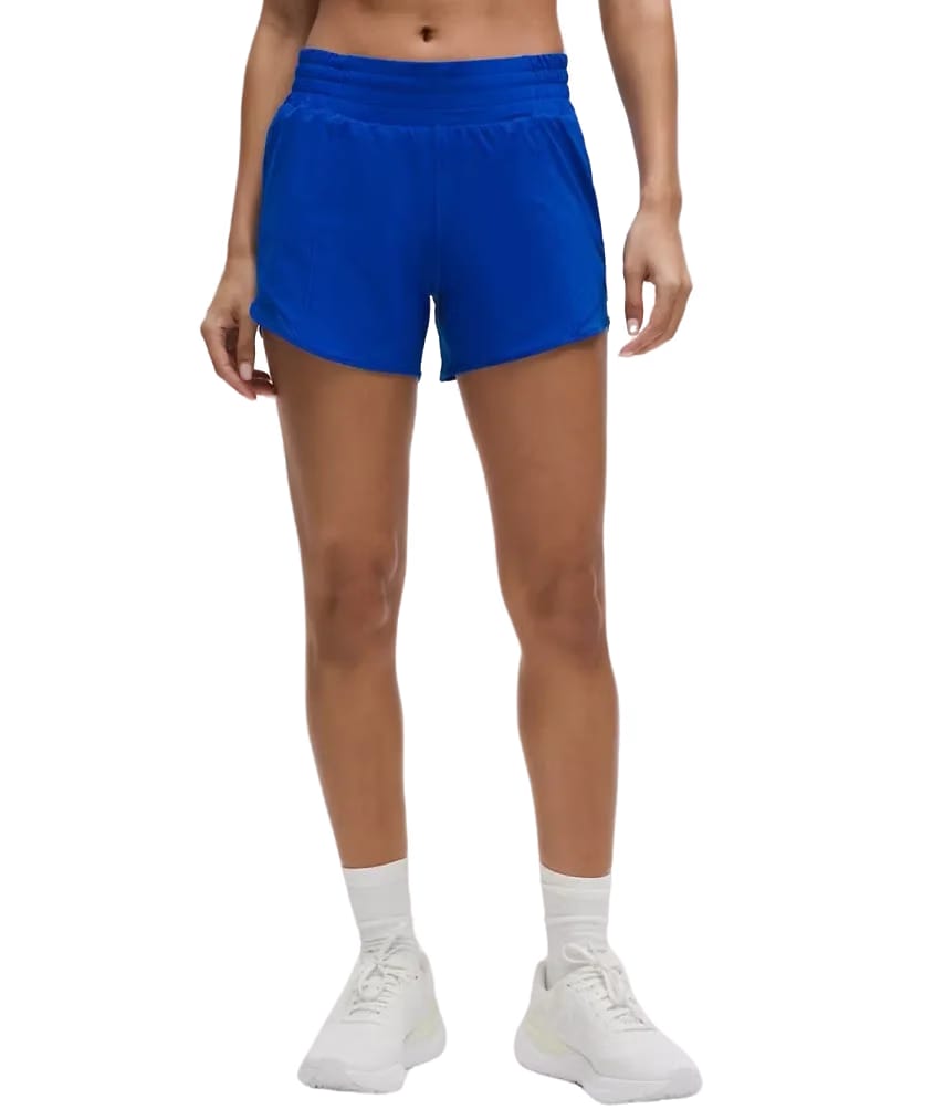 Lululemon Hotty Hot High-Rise Lined Short 4" Magenta Smoke
