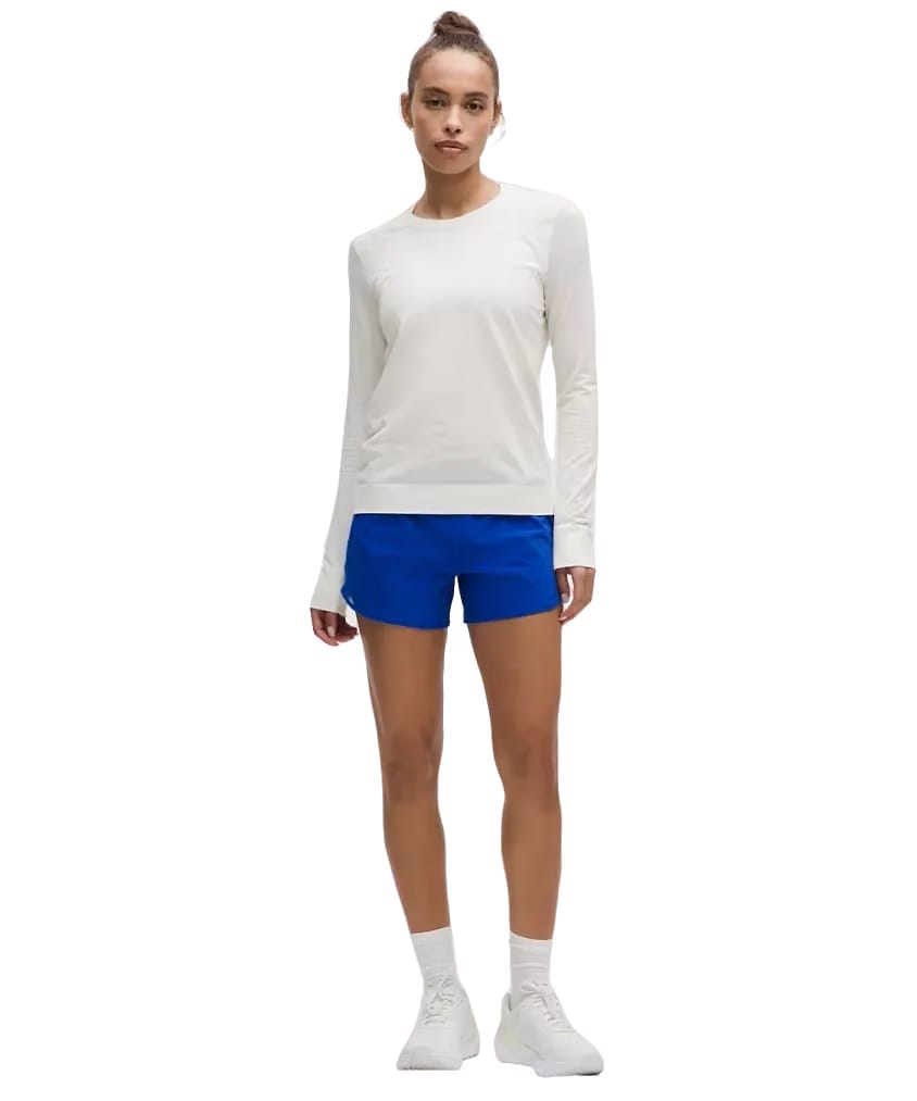 Lululemon Hotty Hot High-Rise Lined Short 4" Magenta Smoke