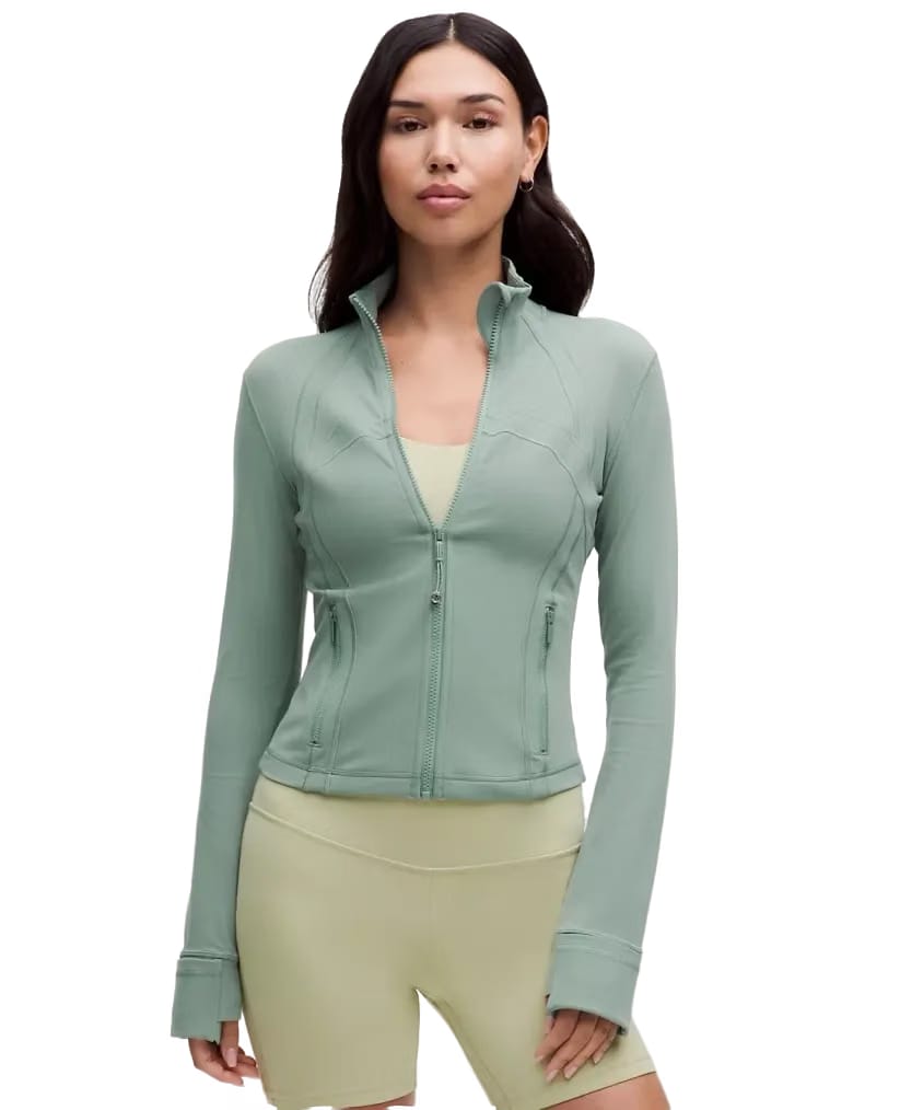 Lululemon Define Cropped Jacket Nulu Crater Blue