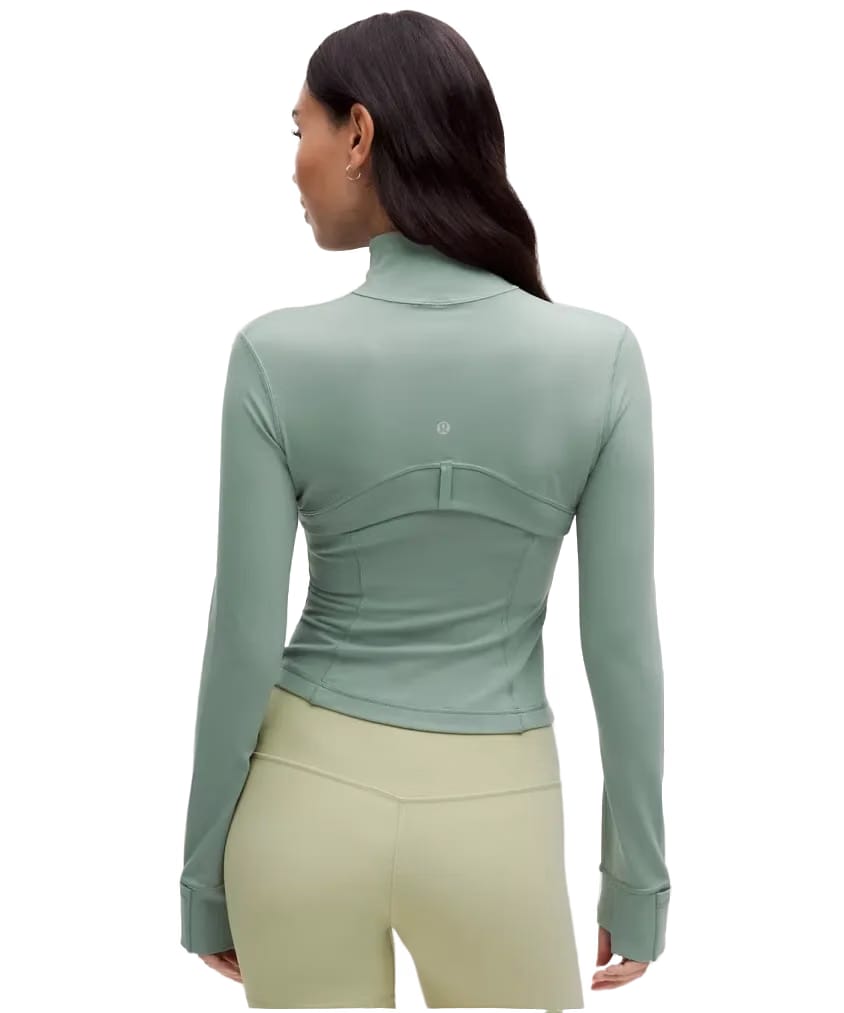 Lululemon Define Cropped Jacket Nulu Crater Blue