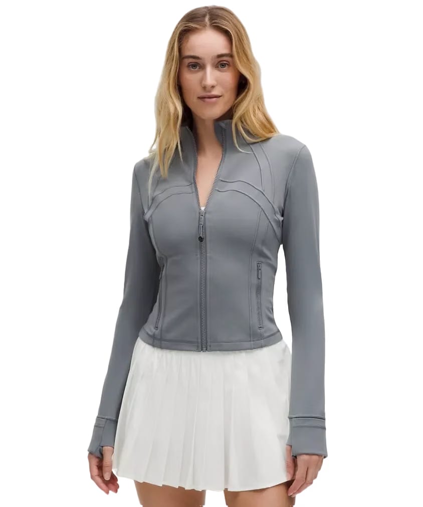 Lululemon Define Cropped Jacket Nulu Solar Grey