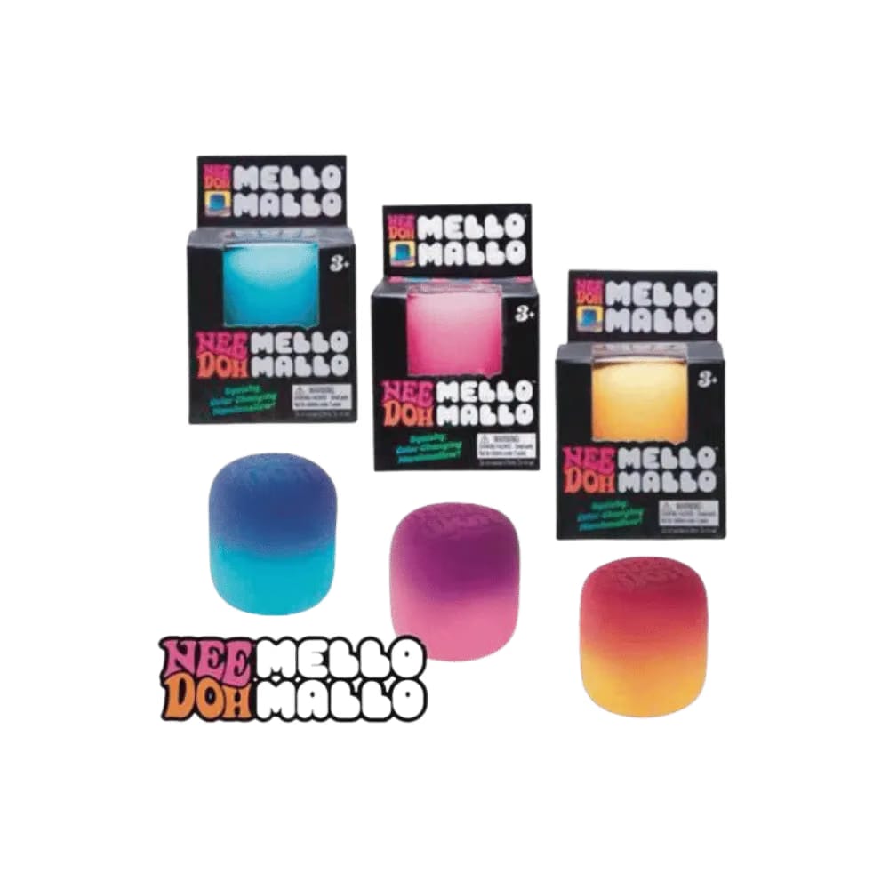 NeeDoh Mello Mallo Squishy Fidget Toy Pink
