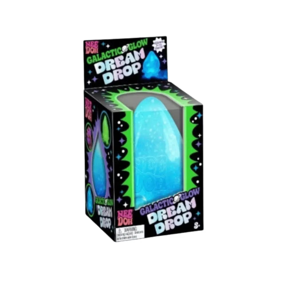 NeeDoh Galactic Glow Dream Drop Squishy Fidget Toy Galacti-Blue