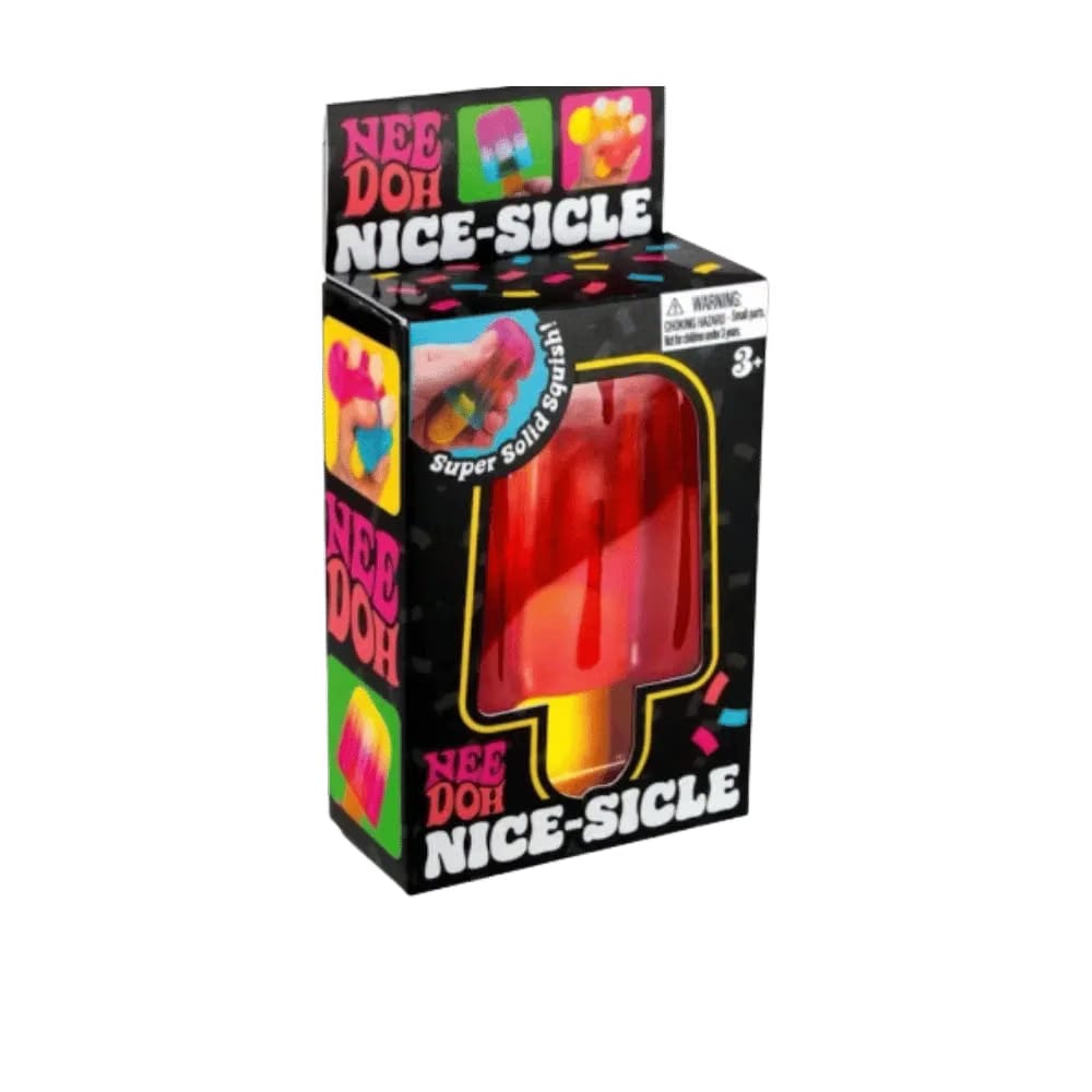 NeeDoh Nice-sicle Popsicle Squishy Fidget Toy Red