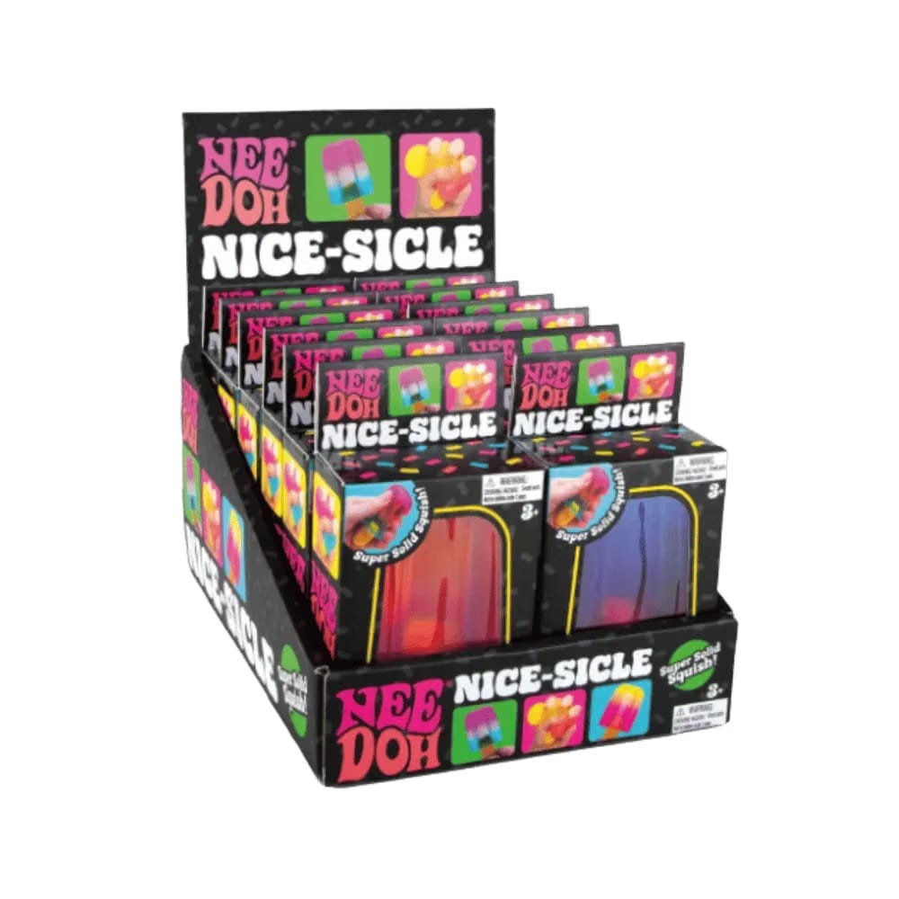 NeeDoh Nice-sicle Popsicle Squishy Fidget Toy Red