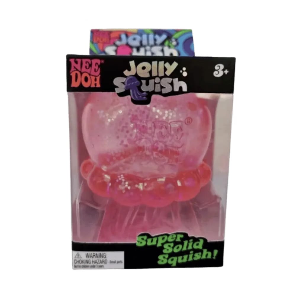 NeeDoh JellySquish Squishy Fidget Toy Pink