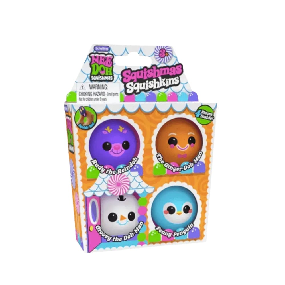 NeeDoh Squishmas Squishkins Squishy Fidget Toy