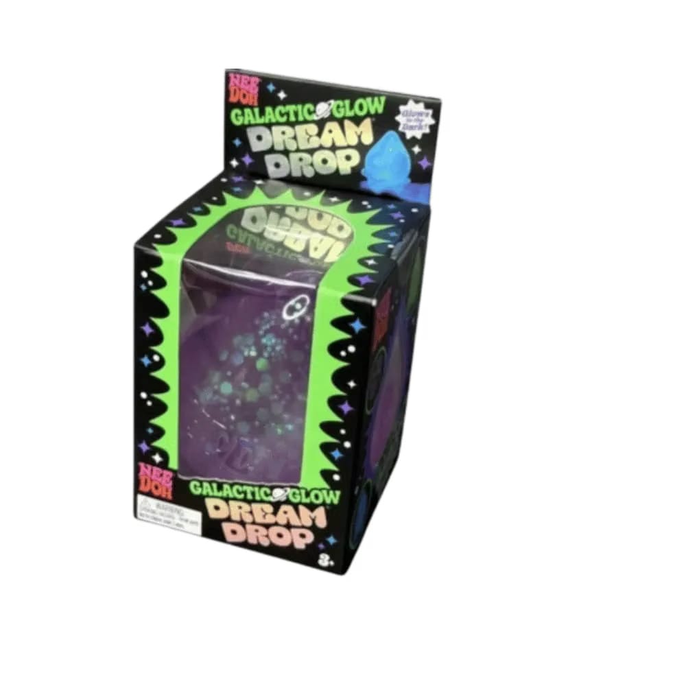 NeeDoh Galactic Glow Dream Drop Squishy Fidget Toy Nebula Haze