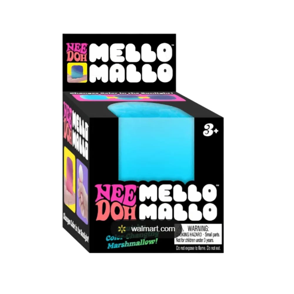 NeeDoh Mello Mallo Squishy Fidget Toy Blue