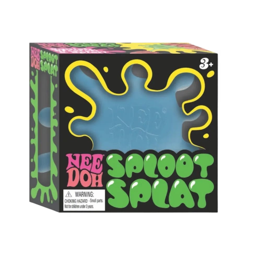 NeeDoh SplootSplat Squishy Fidget Toy Blue