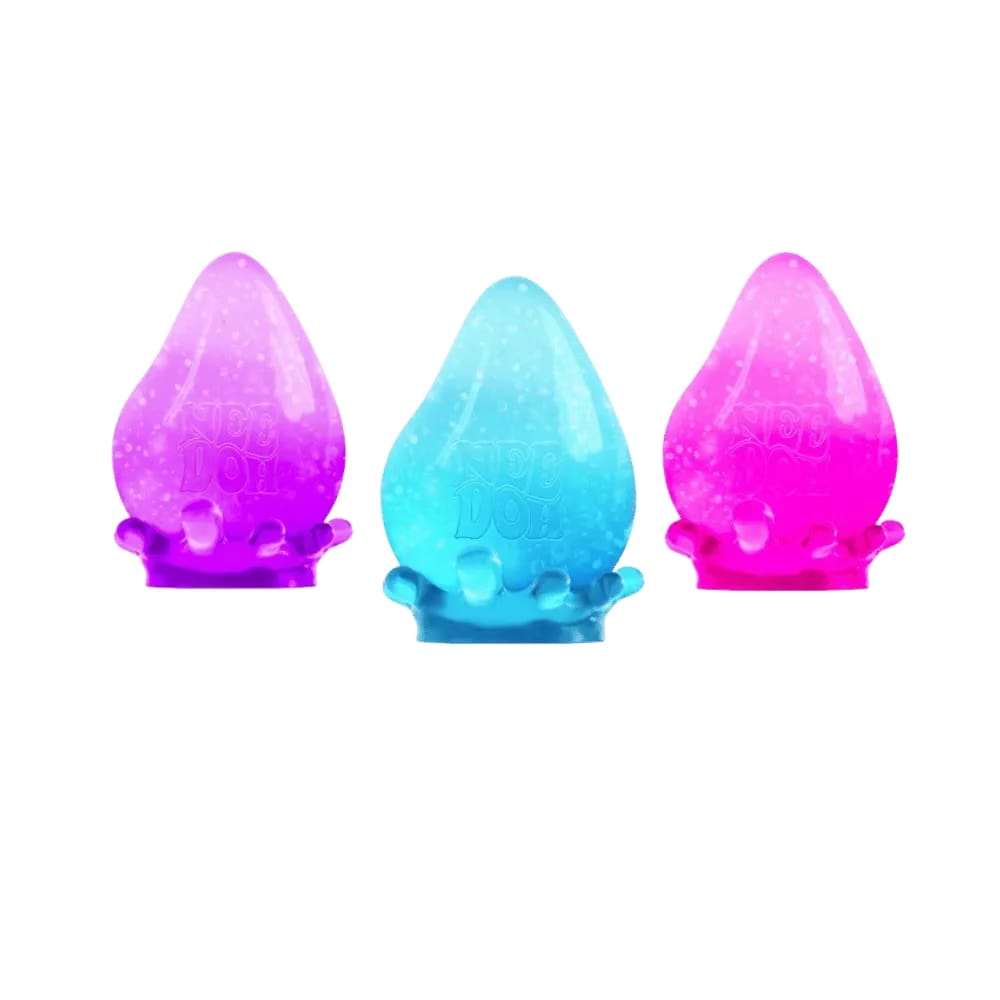 NeeDoh Dream Drop Squishy Fidget Toy (Set of 3) Pink Blue Purple