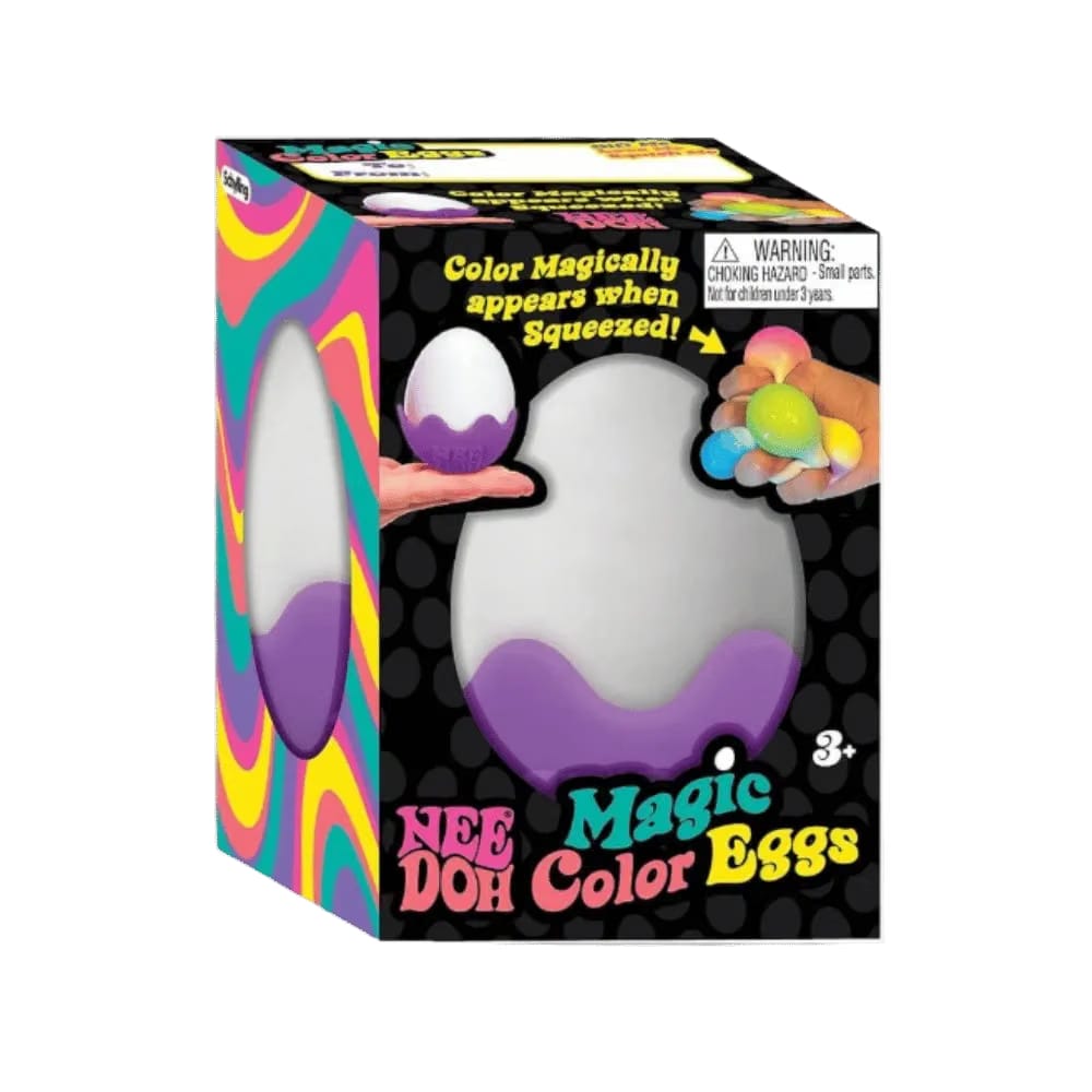 NeeDoh Magic Color Egg Squishy Fidget ToyPurple
