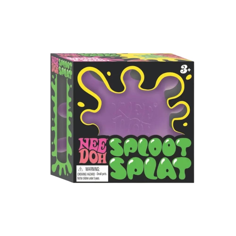 NeeDoh SplootSplat Squishy Fidget Toy Purple