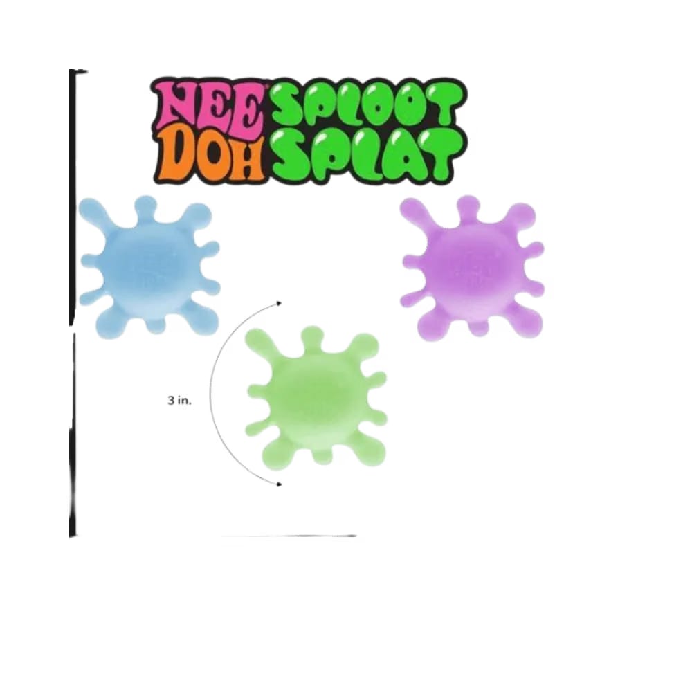 NeeDoh SplootSplat Squishy Fidget Toy Purple