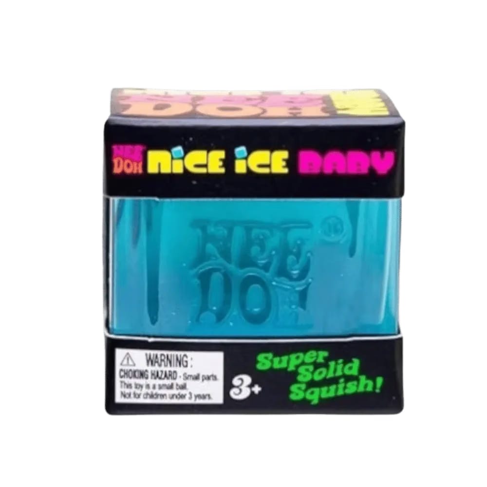 NeeDoh Nice Ice Baby Squishy Fidget Toy Blue