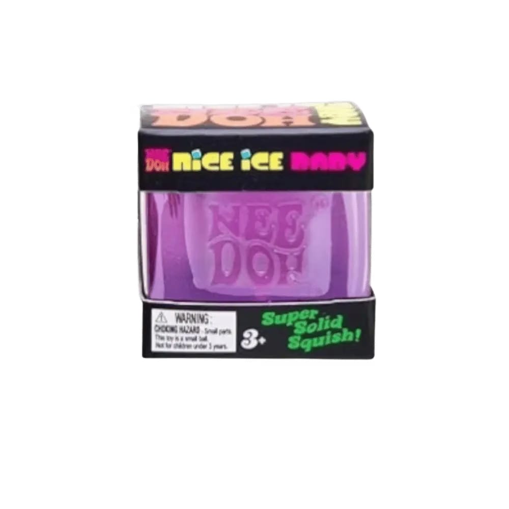 NeeDoh Nice Ice Baby Squishy Fidget Toy Purple