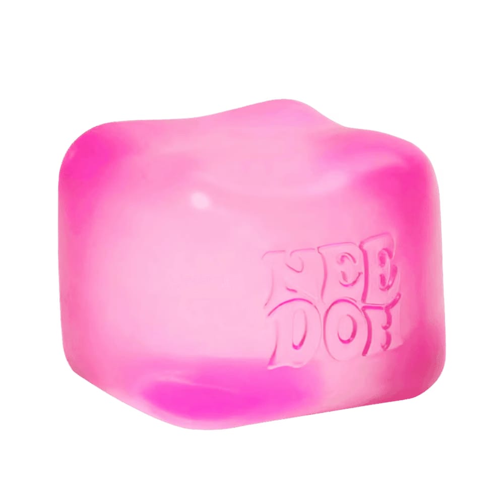 NeeDoh Nice Cube Squishy Fidget Toy Pink