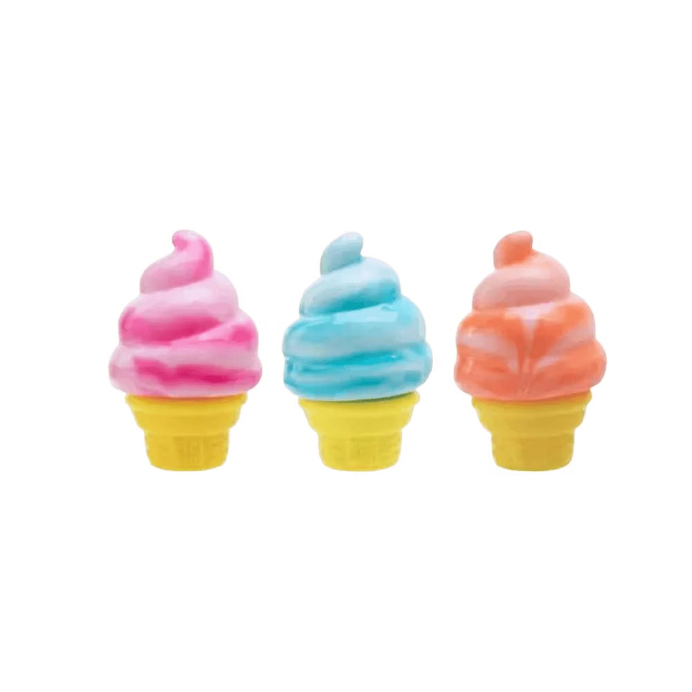 NeeDoh Nice Cream Ice Cream Cone Squishy Fidget Toy Orange