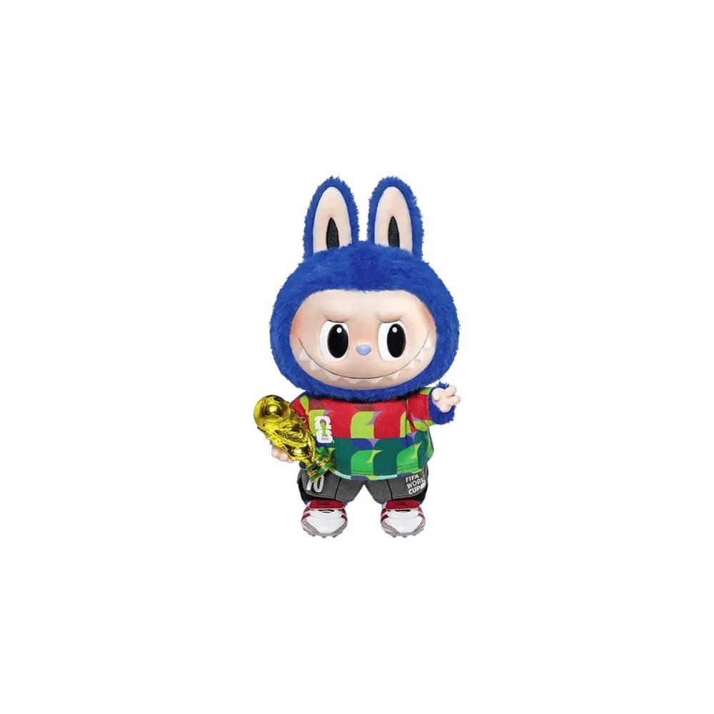 POP MART THE MONSTERS X FIFA Series Catch the Win Enamel Plush Trendy Doll