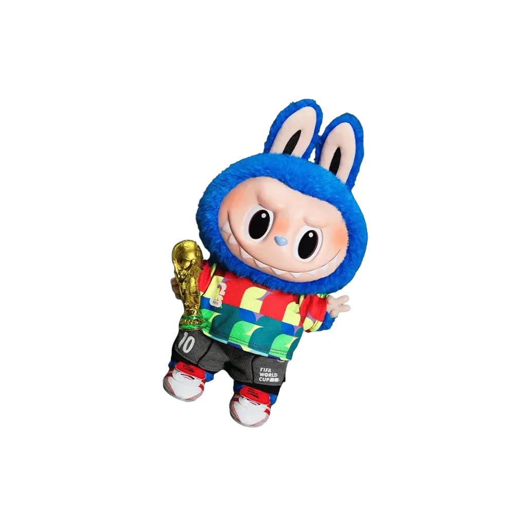 POP MART THE MONSTERS X FIFA Series Catch the Win Enamel Plush Trendy Doll