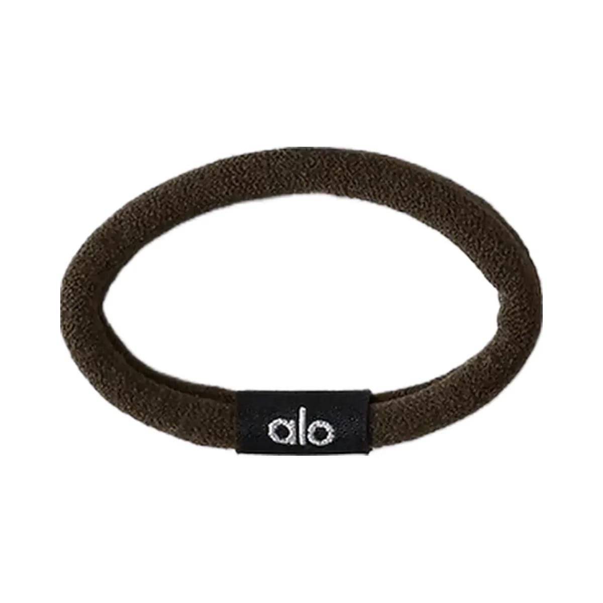 Alo Untangled Hair Tie (6-Pack) - Beige/Espresso