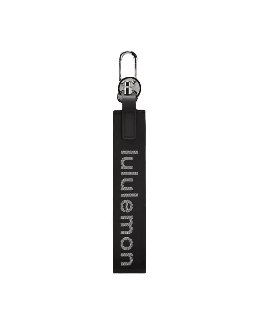 Lululemon Never Lost Keychain Black/White