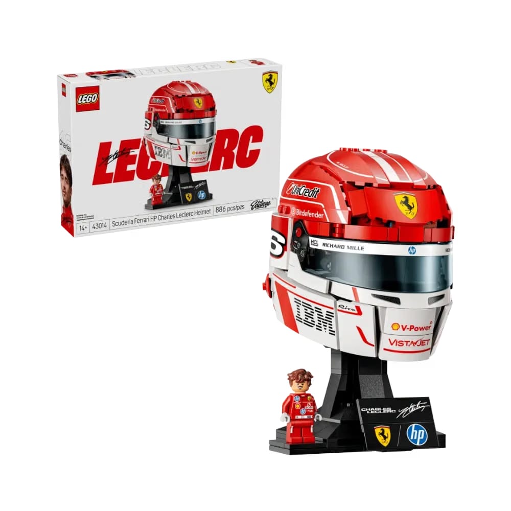 Lego Scuderia Ferrari HP Charles Leclerc Helmet