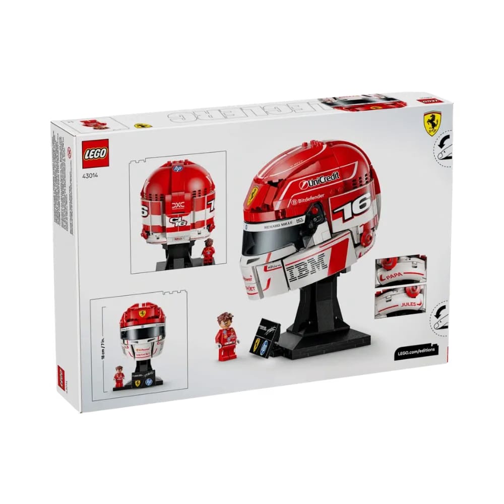 Lego Scuderia Ferrari HP Charles Leclerc Helmet