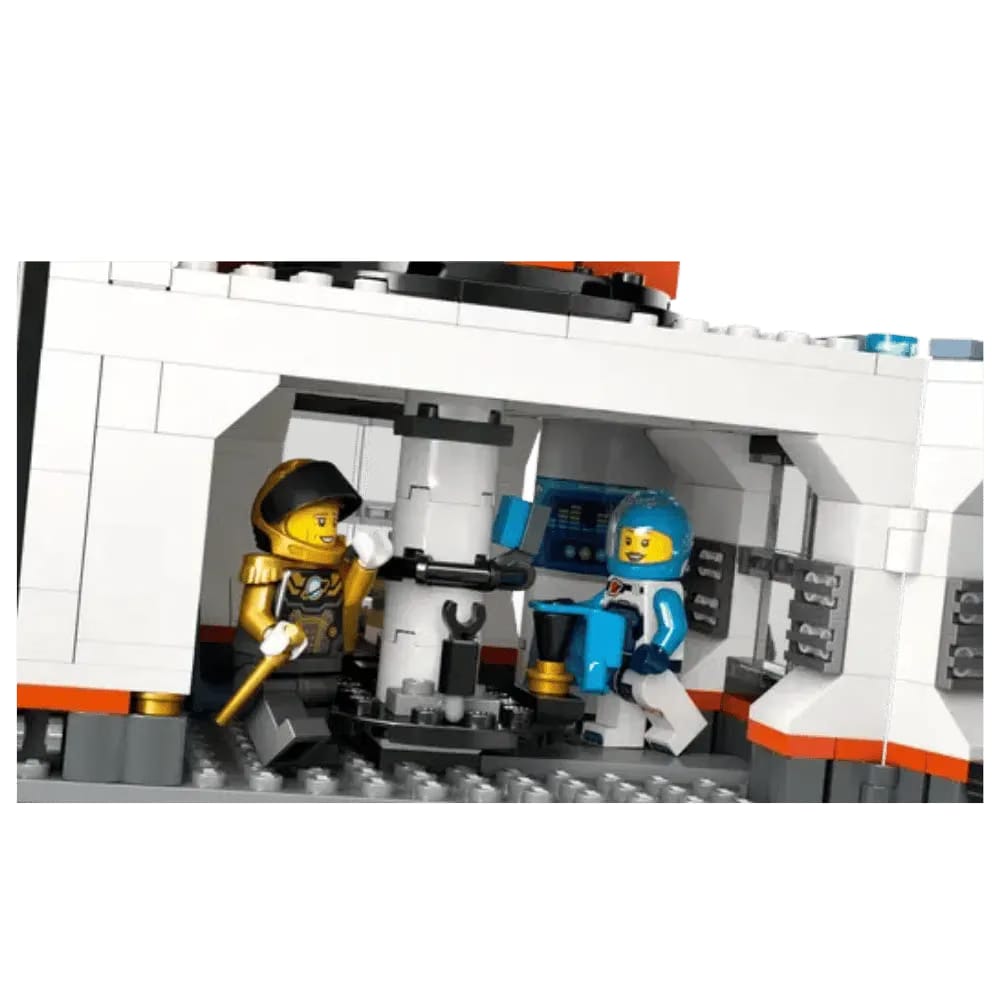 Lego Space Base and Rocket Launchpad