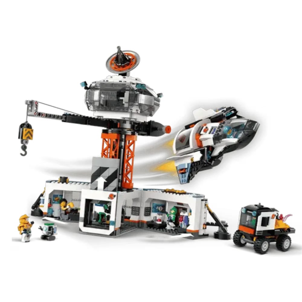 Lego Space Base and Rocket Launchpad