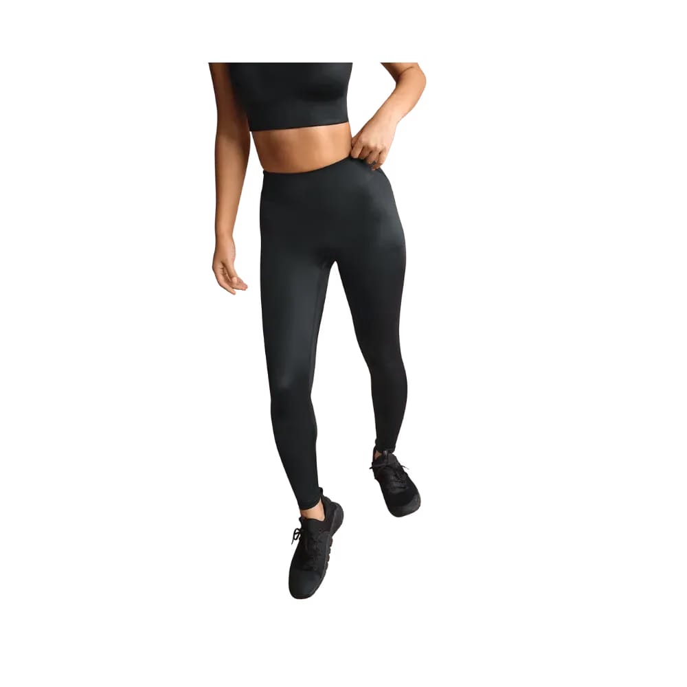 Nike x Skims Shine Women's High-Waisted Bonded 26" Leggings Obsidian