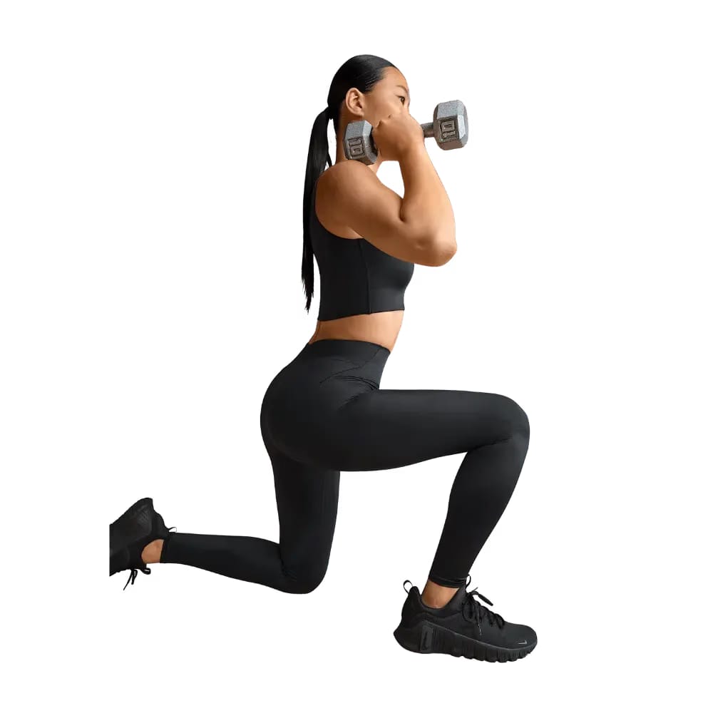 Nike x Skims Shine Women's High-Waisted Bonded 26" Leggings Obsidian