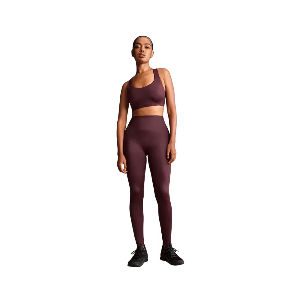 Nike x Skims Shine Women's High-Waisted Bonded 26" Leggings CURRANT