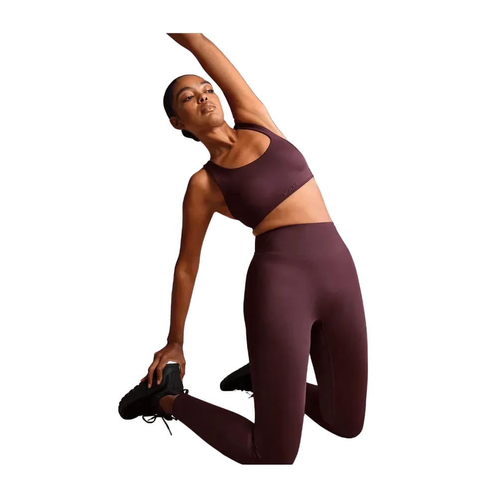 Nike x Skims Shine Women's High-Waisted Bonded 26" Leggings CURRANT