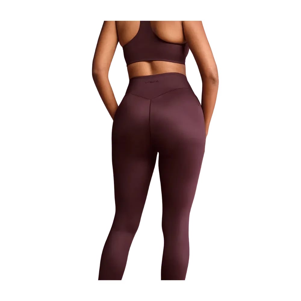 Nike x Skims Shine Women's High-Waisted Bonded 26" Leggings CURRANT