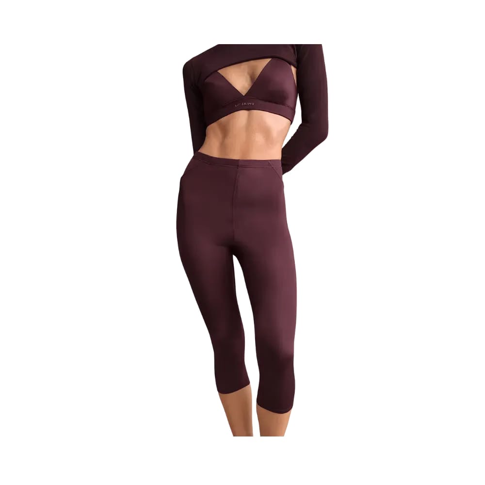 Nike x Skims Shine Women's High-Waisted 17" Leggings with Drawcord CURRANT