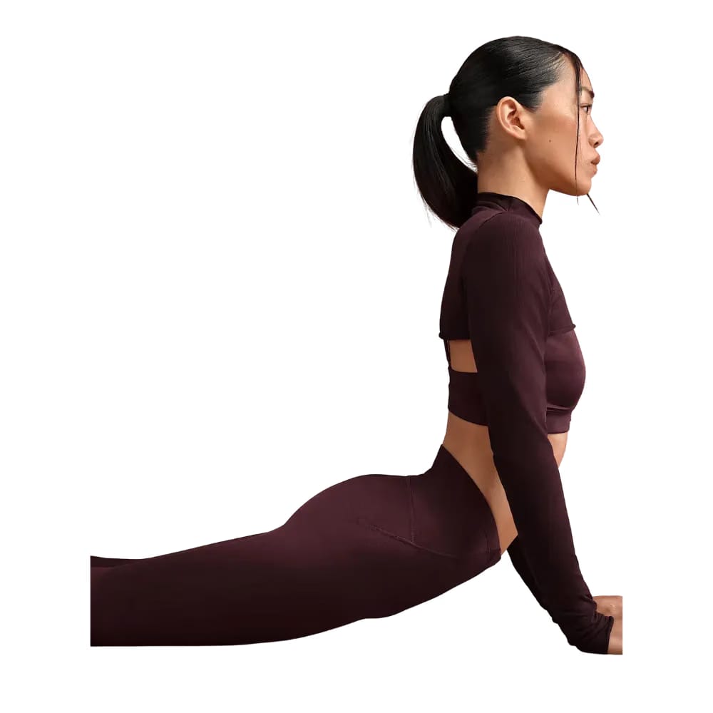 Nike x Skims Shine Women's High-Waisted 17" Leggings with Drawcord CURRANT