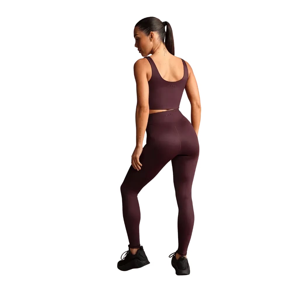 Nike x Skims Shine Women's Scoop-Neck Bra Top CURRANT