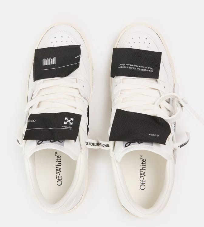 OFF WHITE Men's 3.0 Court Low Eye-catching Silhouette Trainers 'White/Black'