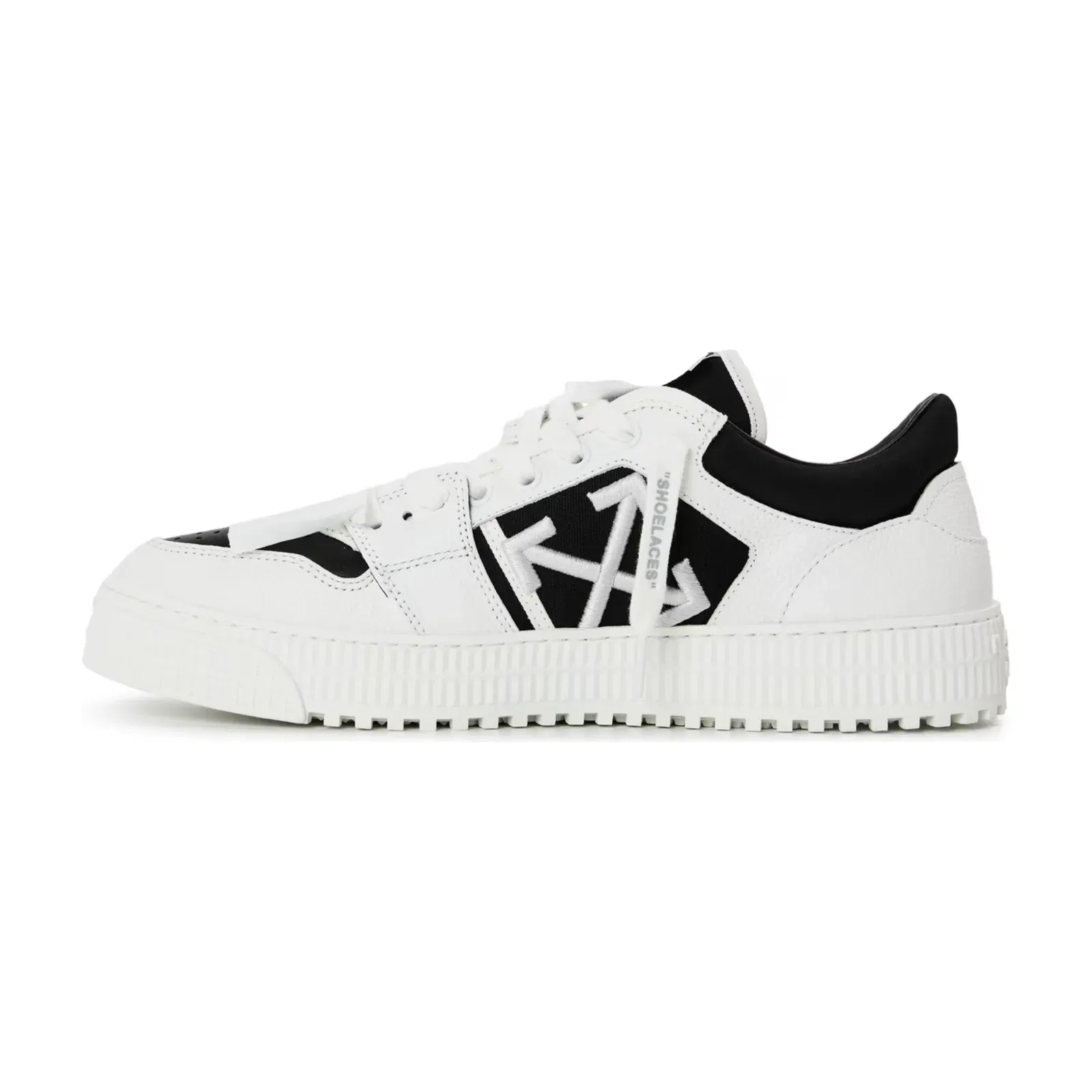 OFF WHITE Men's 3.0 Court Low Eye-catching Silhouette Trainers 'White/Black'