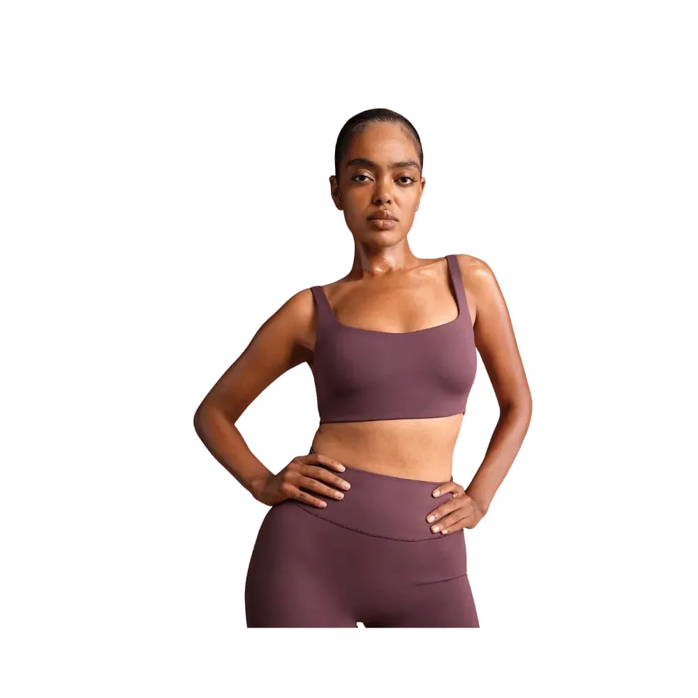 Nike X Skims Women's Scoop-Neck Bra CURRANT
