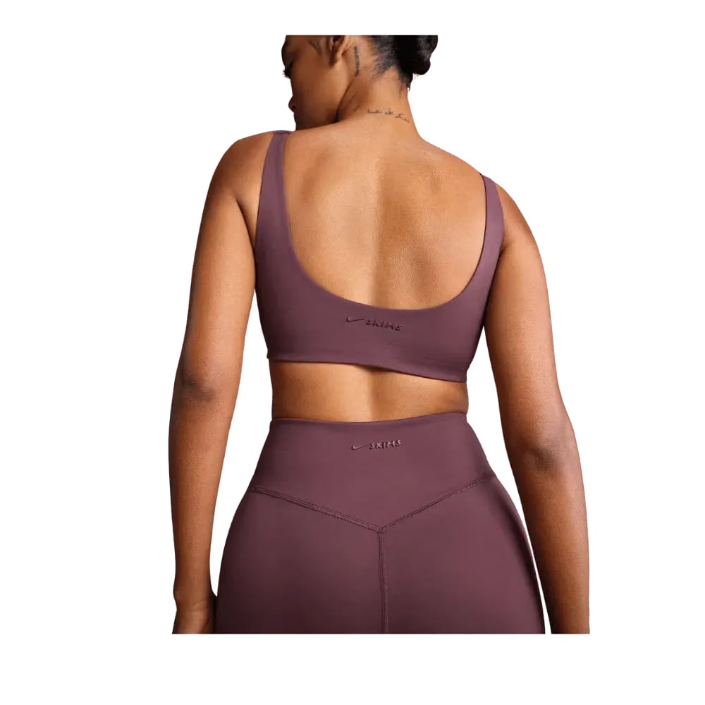 Nike X Skims Women's Scoop-Neck Bra CURRANT