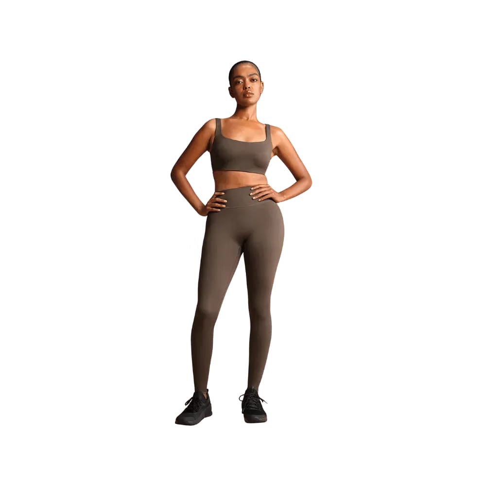 Nike X Skims Women's Scoop-Neck Bra Dark Sepia